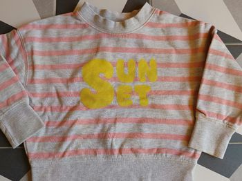 Sweat sunset Monoprix 4ans