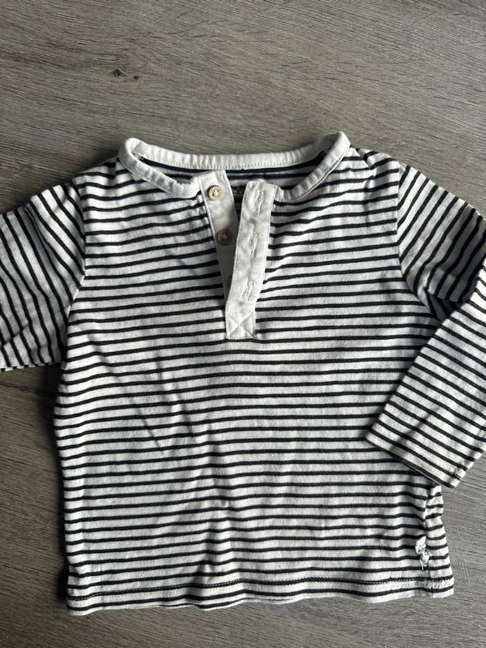 Polo t shirt 12 mois Kiabi - photo numéro 2