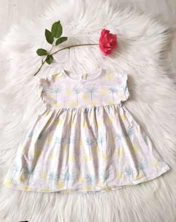 Robe été coton bébé fille Tex Baby 23 mois