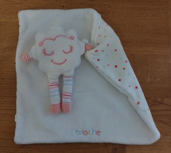 Doudou plat Nuage brioche - La Halle