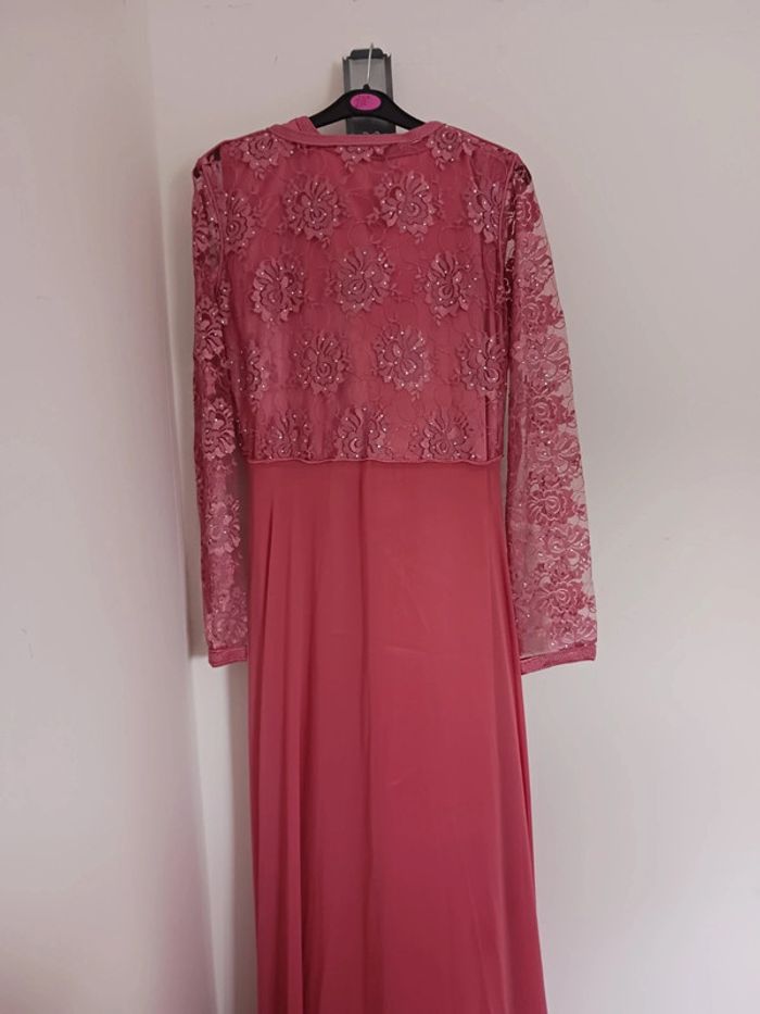 Caftan noir & rose T40 - photo numéro 4