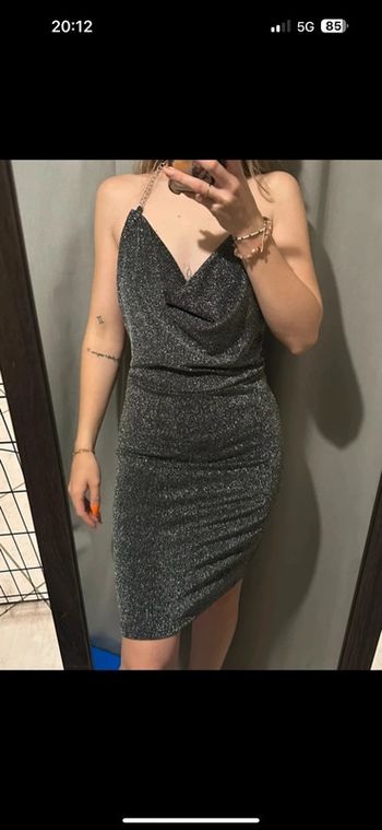 Robe dos nu Shein M