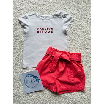 Look tee-shirts et short taille 18 mois Kiabi