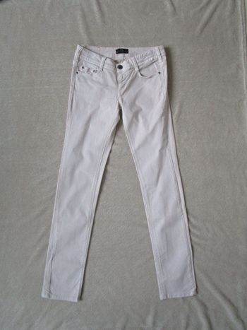 Pantalon slim beige Cimarron 39 TBE