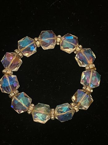 bracelet cristaux avec reflets