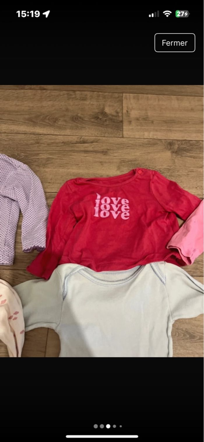 Lots de t-shirt manches longues plus pull - photo numéro 4