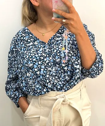 Blouse Fleurie Femme Taille 44-46