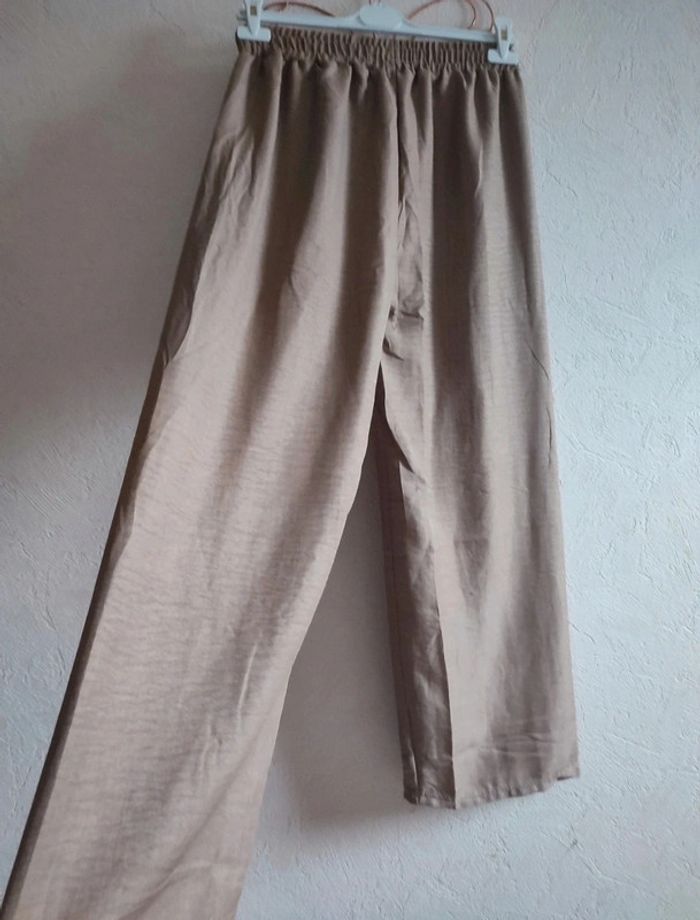 Palazzo, pantalon jambes large taille unique - photo numéro 4