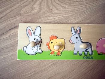 Puzzle en bois farm’n’co Djeco