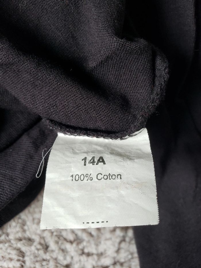 T-shirt ML noir taille 14 ans - photo numéro 3