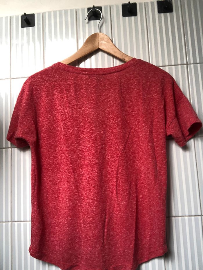 T-shirt Rose-Rouge Jennyfer - photo numéro 2