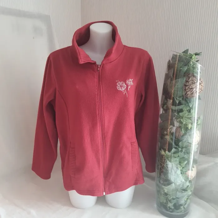 Gilet femme brique polaire taille L - photo numéro 2