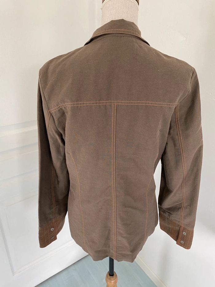 Veste marron TBS taille 42 - photo numéro 2
