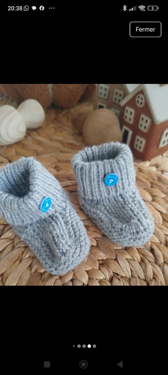 Lot chaussons et bonnet - photo numéro 6