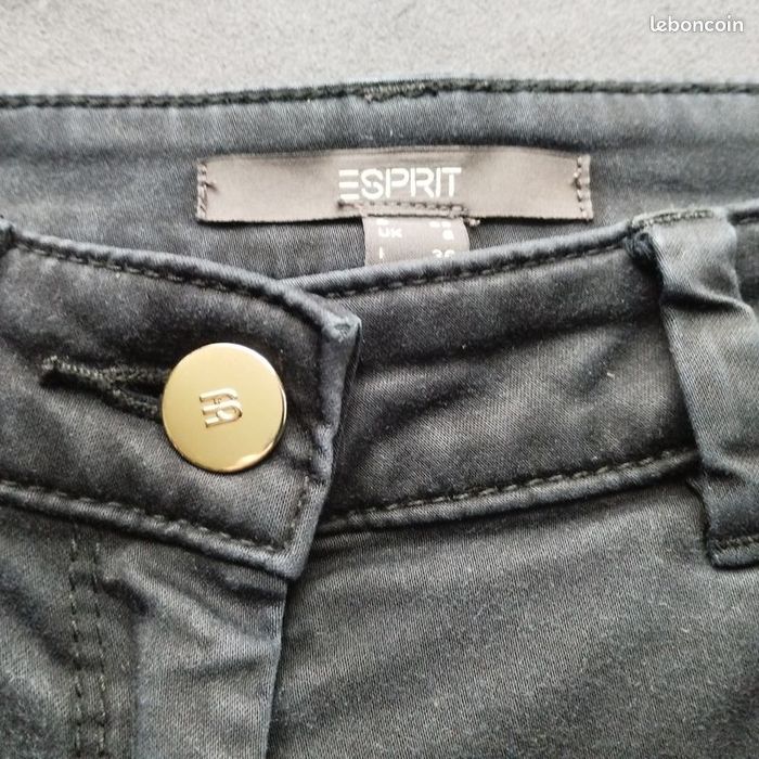 Pantalon Noir Taille 34 Esprit - photo numéro 4