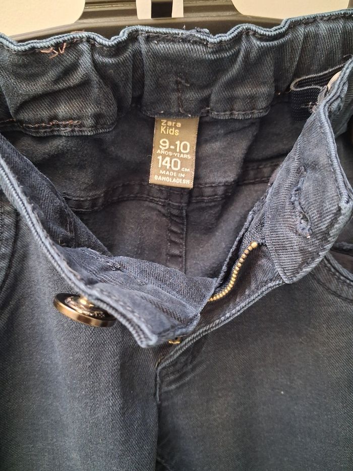 Pantalon jean bleu- 9-10 ans - photo numéro 2