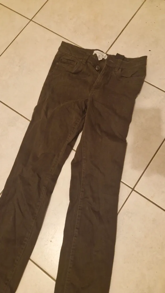 Jeans femme marron taille 34 marque logg très bon etat - photo numéro 4
