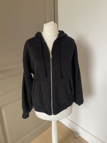 Veste noire à zip