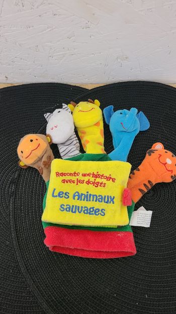 Les animaux sauvages - livre gant