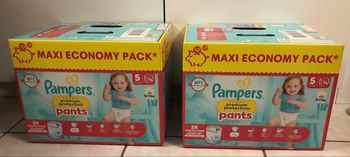 Lot de 148 couches culottes Pampers premium protection pants taille 5 neufs ds emballage