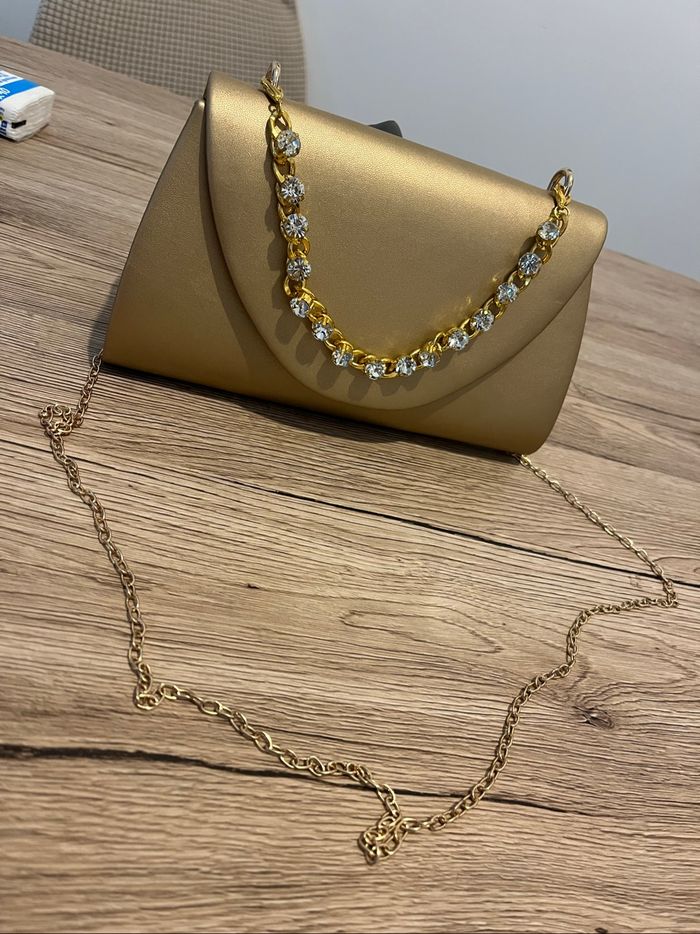 Sac à main doré