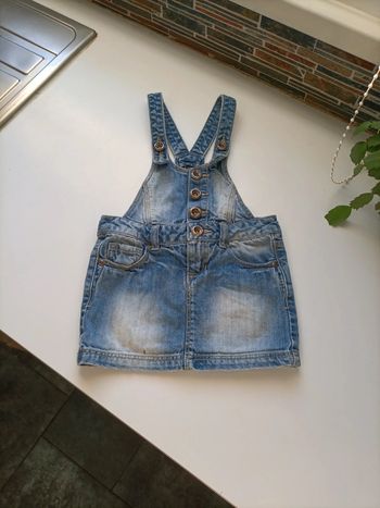 Robe salopette jean