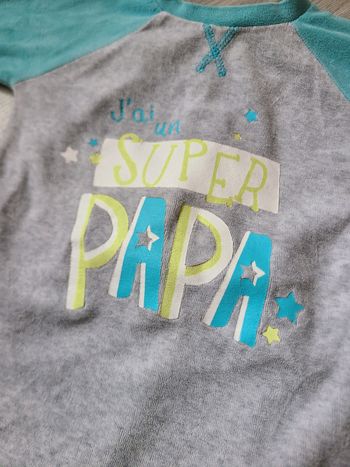 Pyjama 24 mois garçon avec inscription 
