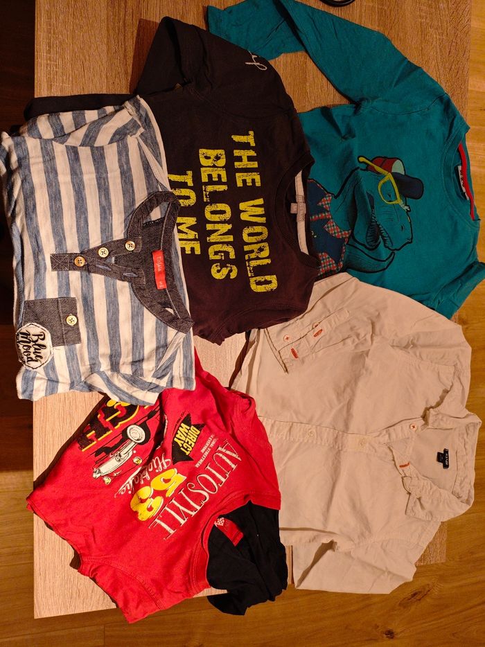 Lot de 5 hauts manches longues