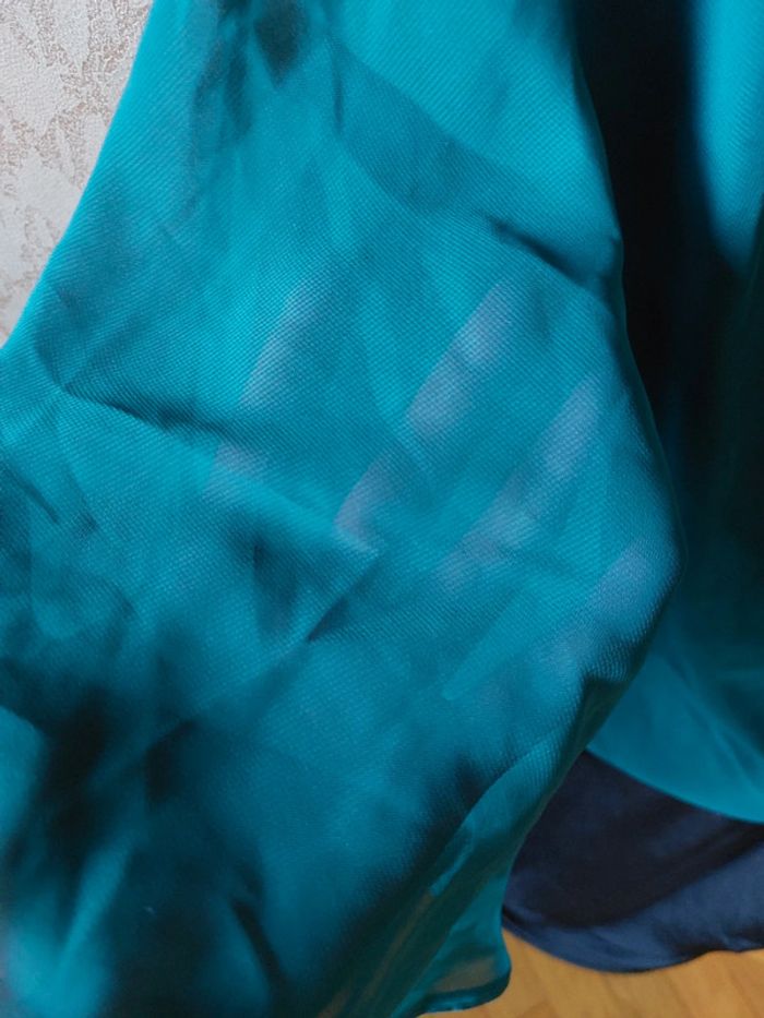 Robe plissée verte noire 42 no excuse - photo numéro 5