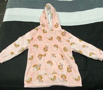 Pat’ Patrouille - Poncho plaid à capuche