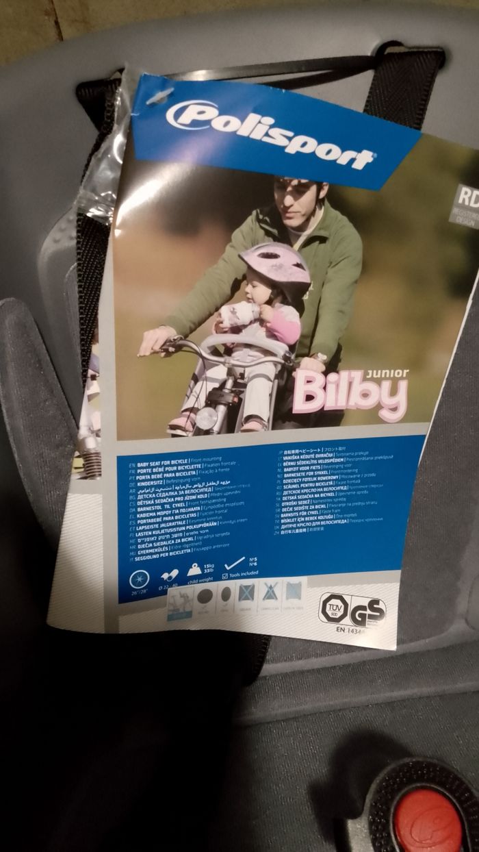 Siège enfant pour vélo modèle Bilby junior de la marque polisport - photo numéro 3