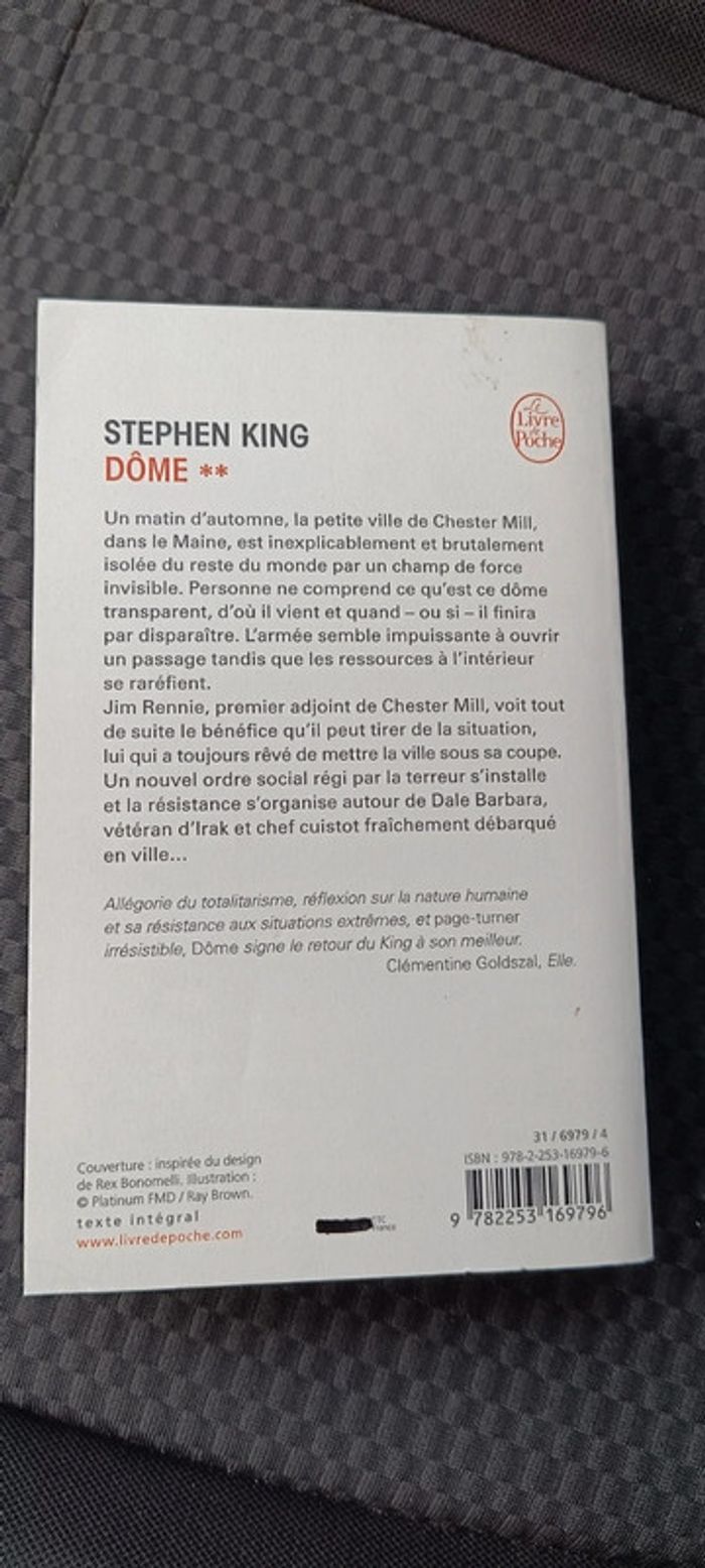 Livre Stephen King Dôme** - photo numéro 2