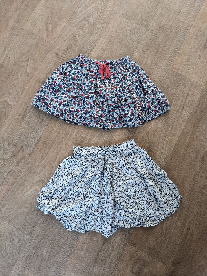 Lot de 2 jupes 5 ans coton bio monoprix