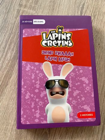 Livre "Lapins crétins: Dring bwaaah lapin meuh"
