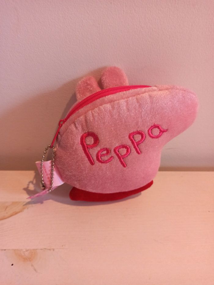 Porte-clés Smiggle Lettre K - Peppa Pig - Rose - Caoutchouc - Neuf Avec Défauts - Fille
