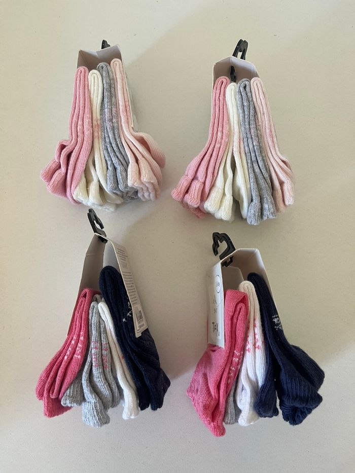 Lot 16 paires de chaussettes bébé fille 15/17 - photo numéro 3