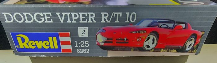 Kit revell 1/25 dodge viper r/t 10 ouvert complet (vintage 1992) - photo numéro 6