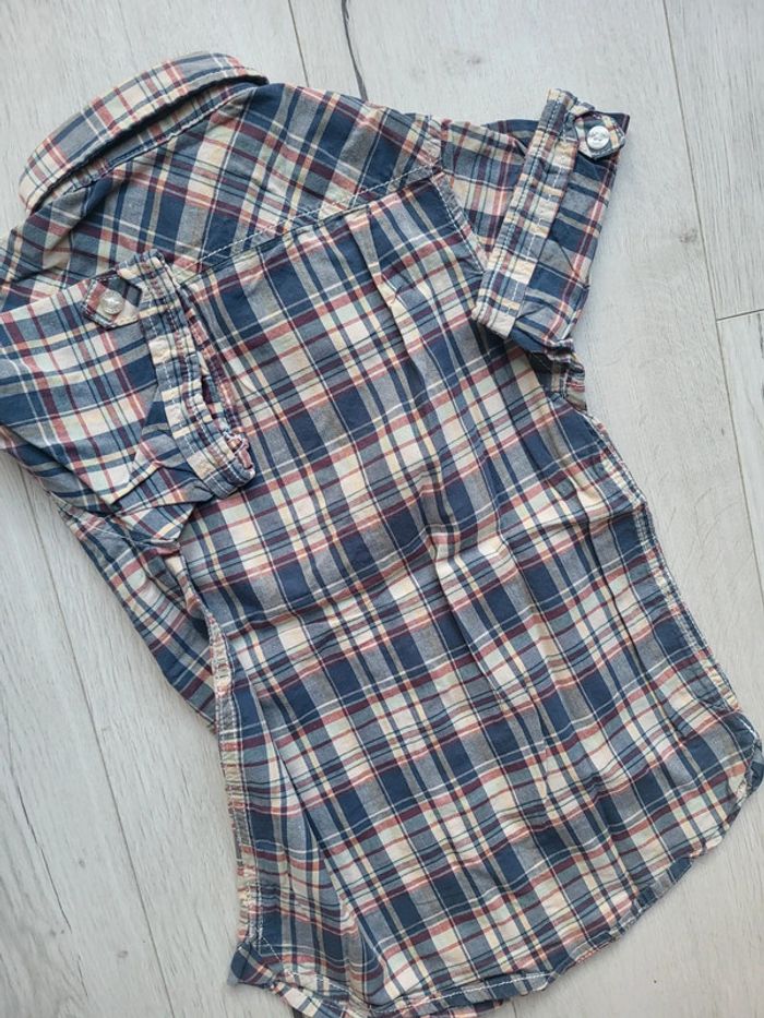 Chemise à carreaux sergent major 8ans neuve - photo numéro 5