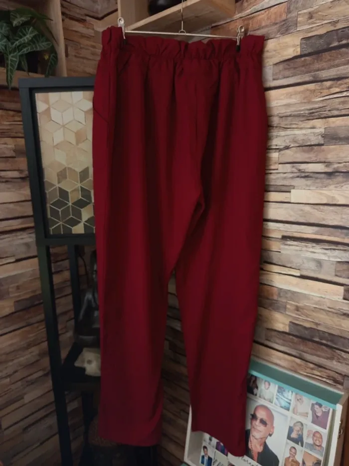 Pantalon rouge vintage - photo numéro 8