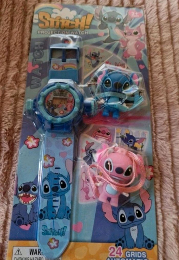 Montre projecteur Stitch et angel