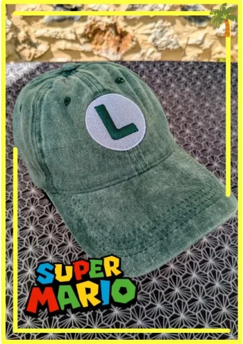 🎮 Casquette verte Luigi – Pour les vrais héros de l’ombre ! 🎮