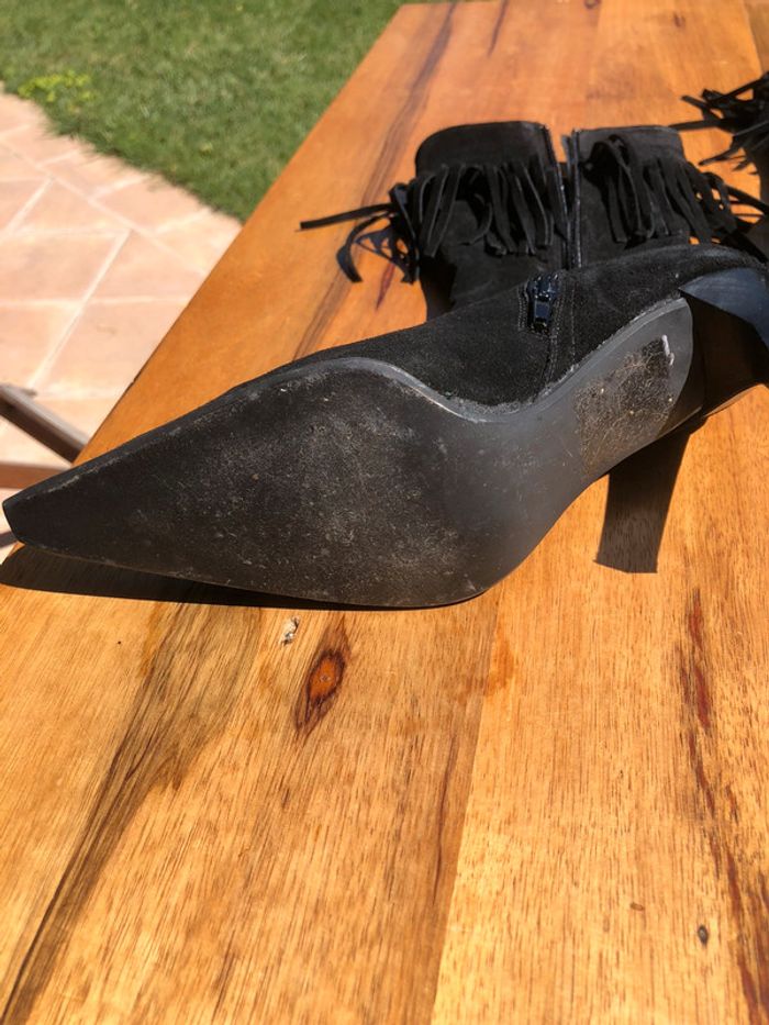 Bottines hautes en nubuck pointure 40 - photo numéro 5