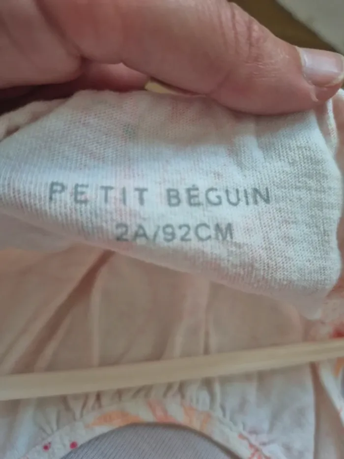 Pyjama 2 pièces petit beguin 2ans 92cm - photo numéro 3