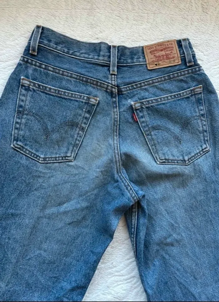 Jean Levi’s homme 569 Loose straight W27 L30 36/38 S – coupe ample straight, bleu clair 00s y2k - photo numéro 15