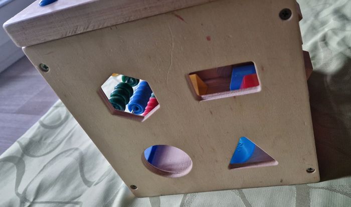 Cube d'éveil en bois - photo numéro 2