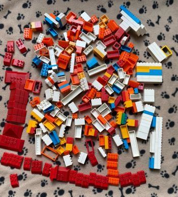 Sac de briques de construction vintage Polybric