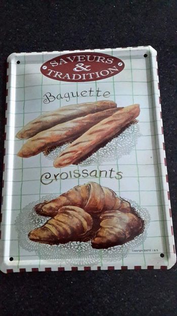 Plaque Saveur et tradition