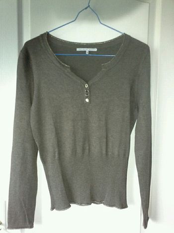 Pull beige taille 42