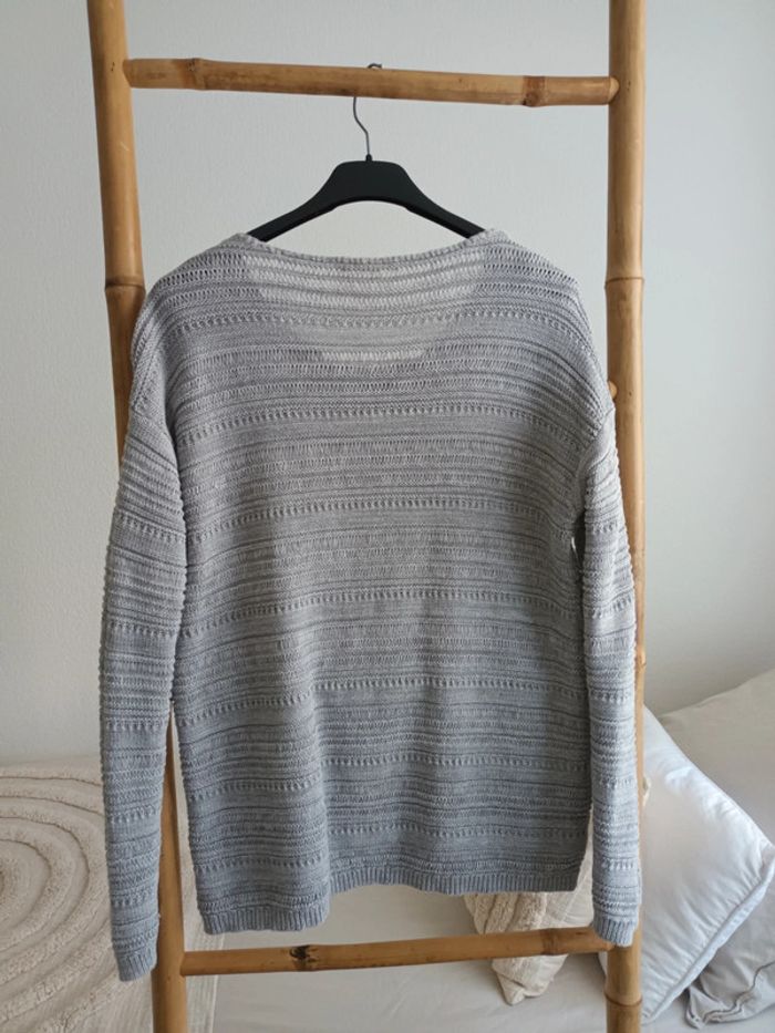 Pull gris Esprit taille M / L - photo numéro 3