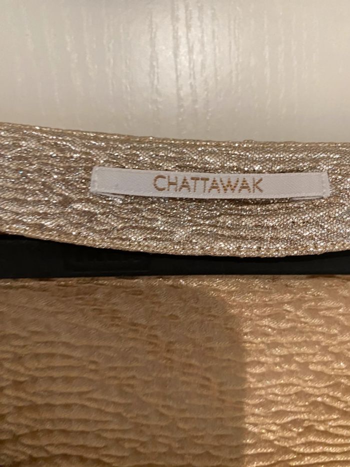 Blouse Chattawak,doré   Taille 1/38 - photo numéro 10